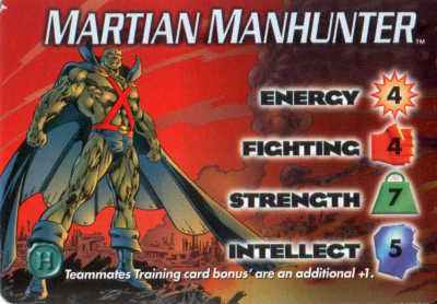 Martian Manhunter 4-Grid Character Card
